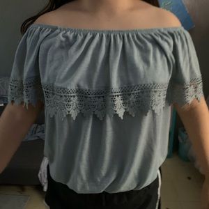 Off the shoulder blouse